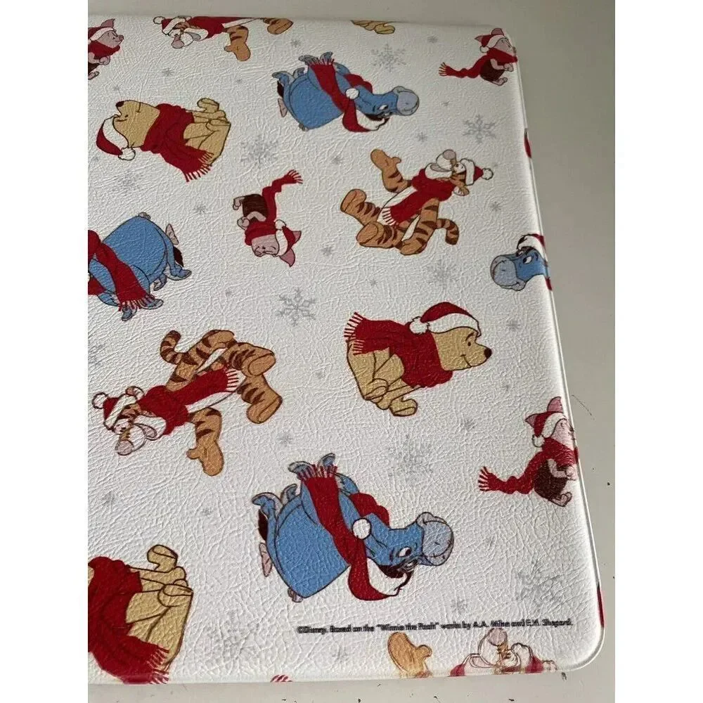 Disney Winnie The Pooh & Friends Anti Fatigue Kitchen Mat Rug 18”x30”‎ Christmas